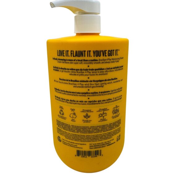 Sol De Janeiro Brazilian 4 Play Moisturizing Shower Cream-Gel 33.8 Fl Oz - Picture 2 of 3